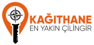 Kağıthane en yakın çilingir logo simgesi; turuncu ve siyah renkli profesyonel anahtarcı ve teknik servis amblemi.